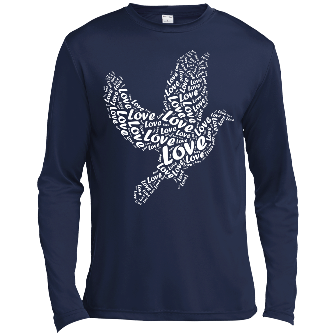I Love Birds-T-Shirt & Hoodie-Long Sleeve T-Shirt-Navy