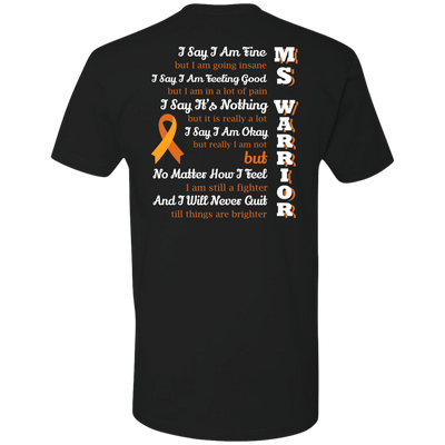 Multiple Sclerosis Warrior-T-Shirt & Hoodie-Premium T-Shirt-Black