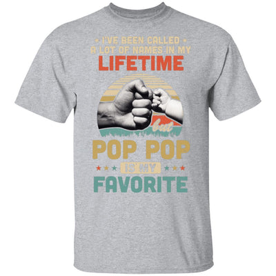 I've Been Called A Lot Of Names Pop Pop Is My Favorite Gift-T-Shirt & Hoodie-Classic T-Shirt-Sport Grey