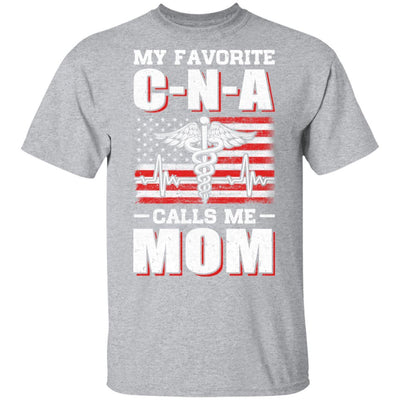Nurse My Favorite CNA Calls Me Mom Mother's Day Gifts-T-Shirt & Hoodie-Classic T-Shirt-Sport Grey