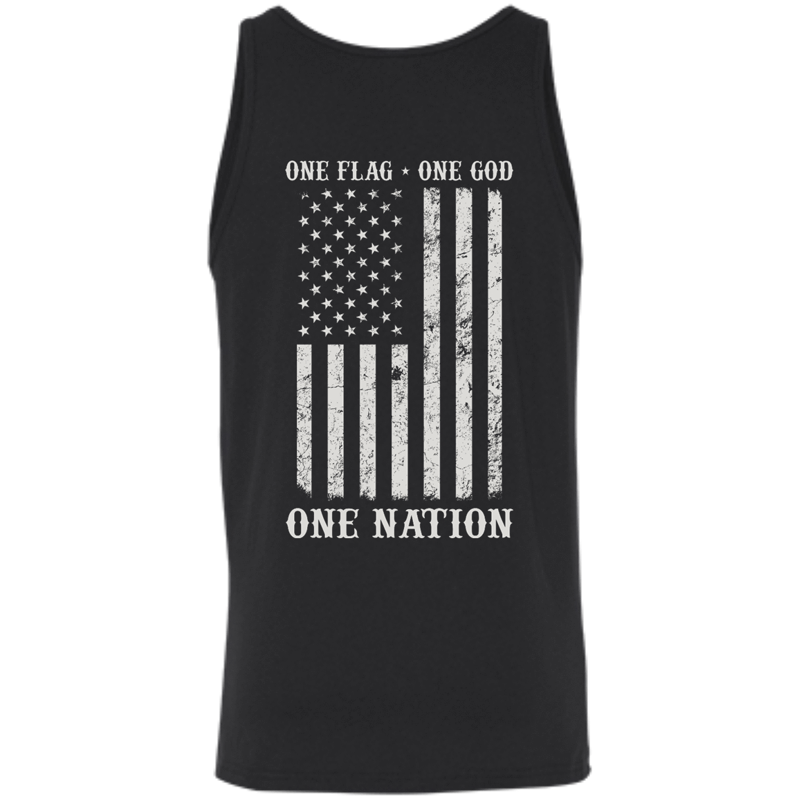 One Flag One God One Nation-T-Shirt & Hoodie-Unisex Tank-Black