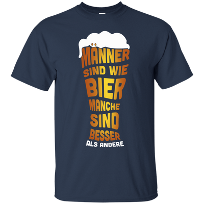 M‚àö¬ßnner Sind Wie Bier Manche Sind Besser Als Andere-T-Shirt & Hoodie-Classic T-Shirt-Navy