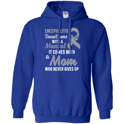 Encephalitis Awareness Mom Warrior Gifts-T-Shirt & Hoodie-Pullover Hoodie-Royal