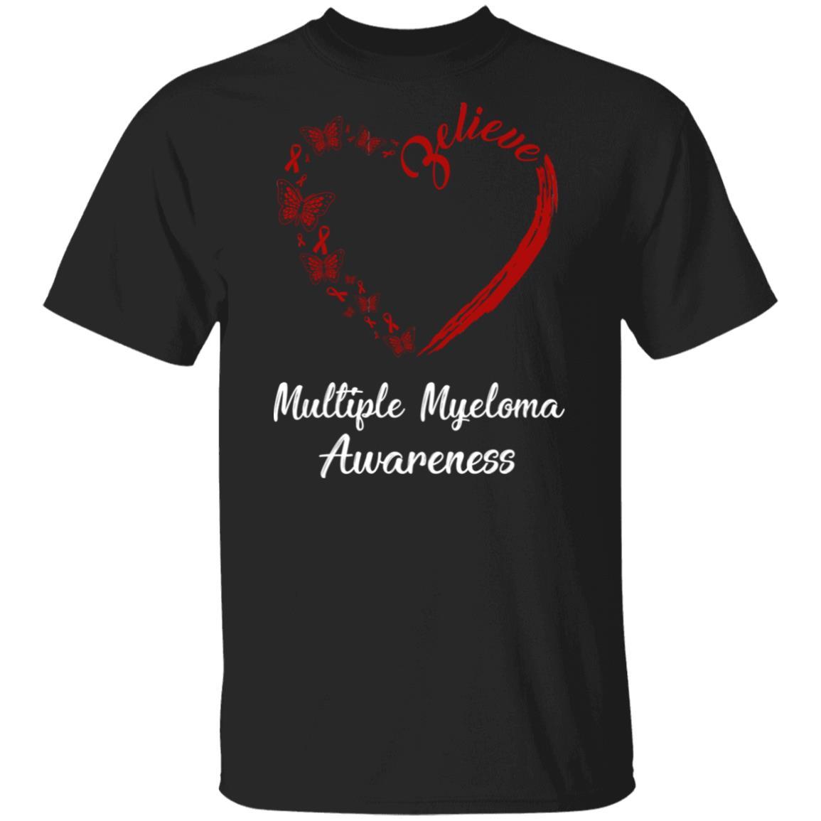 Butterfly Believe Multiple Myeloma Awareness Ribbon Gifts