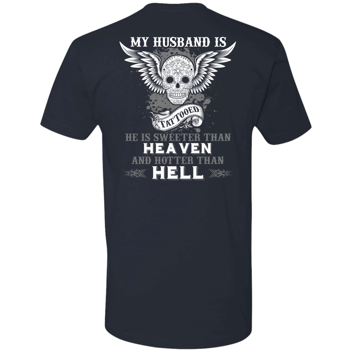 My Husband Is Tattooted-T-Shirt & Hoodie-Premium T-Shirt-Indigo