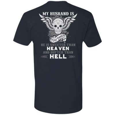 My Husband Is Tattooted-T-Shirt & Hoodie-Premium T-Shirt-Indigo
