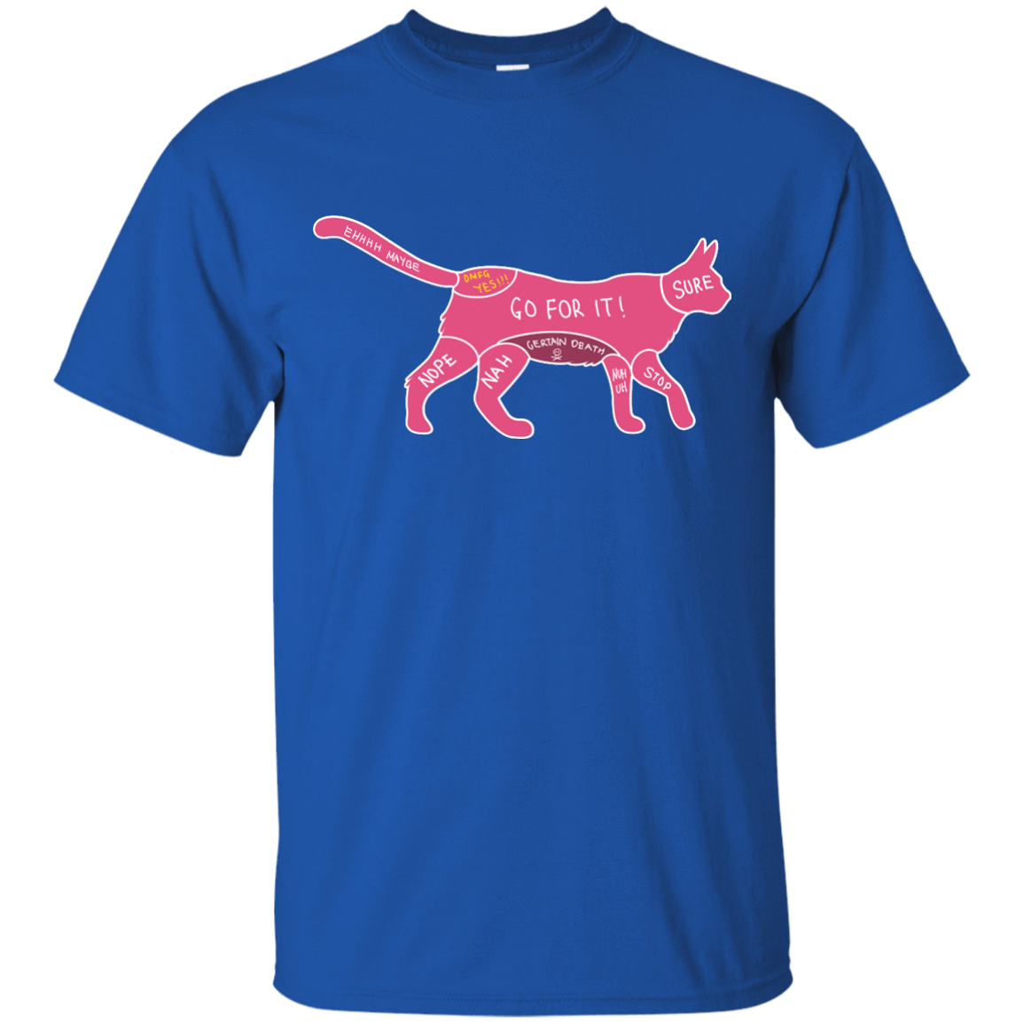 Proper way to pet a Cat lover-T-Shirt & Hoodie-Classic T-Shirt-Royal