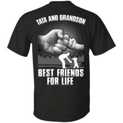 Tata And Grandson Best Friends For Life-T-Shirt & Hoodie-Classic T-Shirt-Black