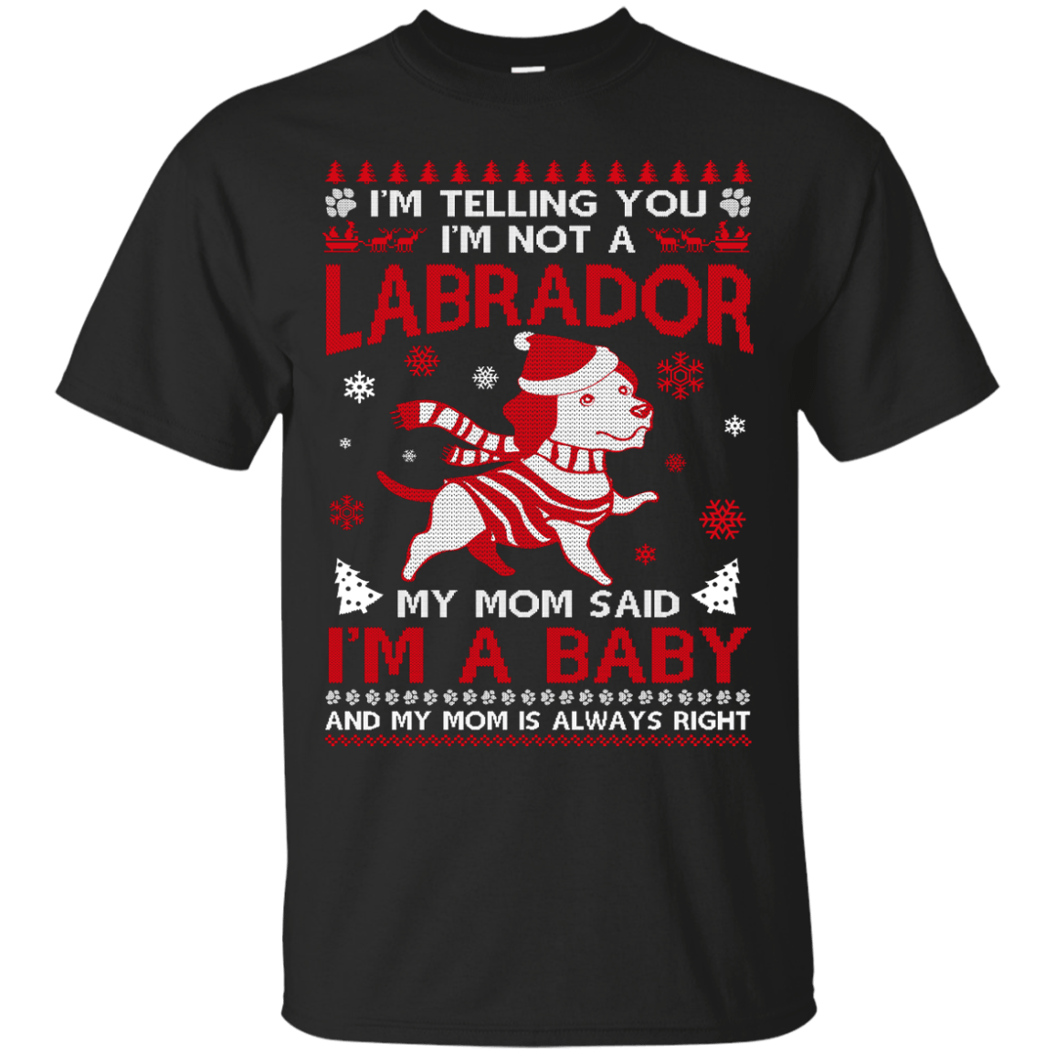 I'm Telling You I'm Not A Labrador-T-Shirt & Hoodie-Classic T-Shirt-Black