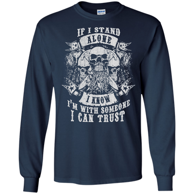 Some One I Can Trust-T-Shirt & Hoodie-Long Sleeve T-Shirt-Navy