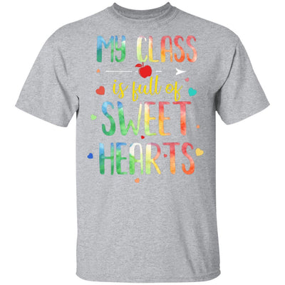 Valentines Day Teacher Class Full Of Sweethearts-T-Shirt & Hoodie-Classic T-Shirt-Sport Grey