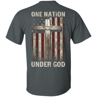 One Nation Under God-T-Shirt & Hoodie-Classic T-Shirt-Dark Heather