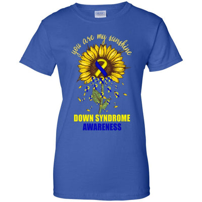 You Are My Sunshine Down Syndrome Awareness-T-Shirt & Hoodie-Women's T-Shirt-Royal
