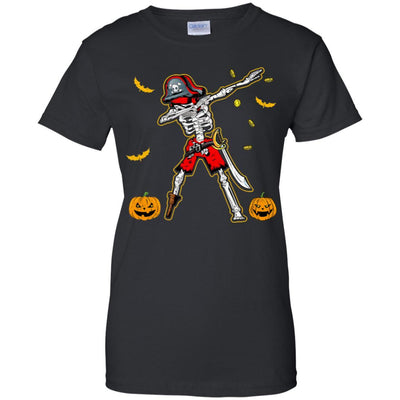 Dabbing Skeleton Pirate For Kids Boys Halloween Gift Dab-T-Shirt & Hoodie-Women's T-Shirt-Black