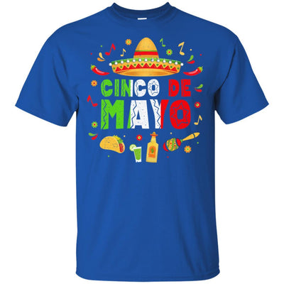 Fiesta Cinco De Mayo Funny Mexican Mexico Gifts-T-Shirt & Hoodie-Classic T-Shirt-Royal
