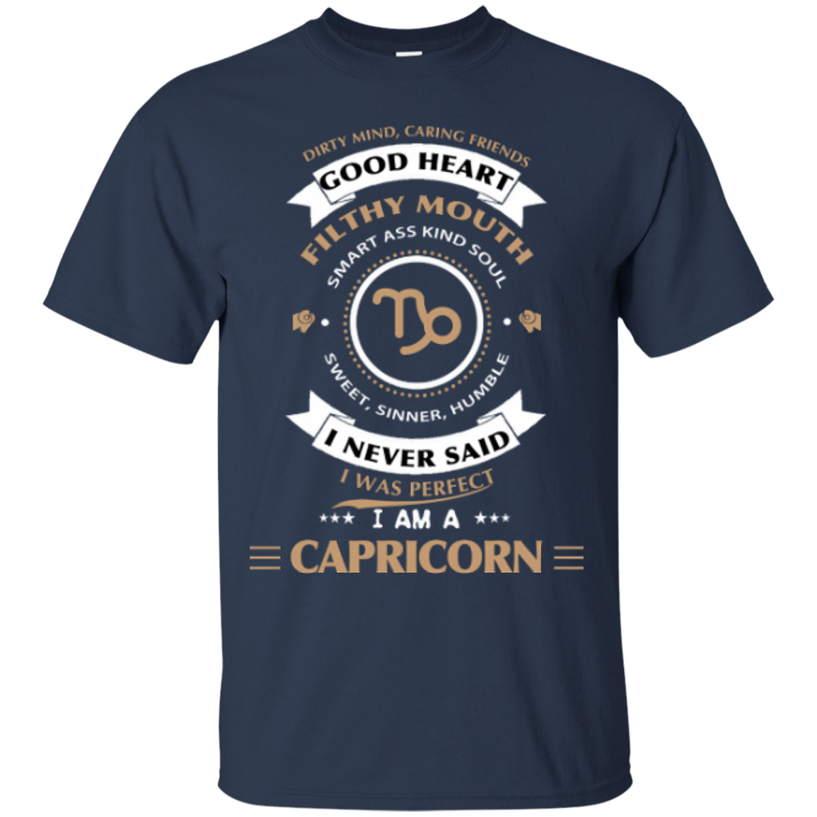 I'm A Capricorn-T-Shirt & Hoodie-Classic T-Shirt-Navy