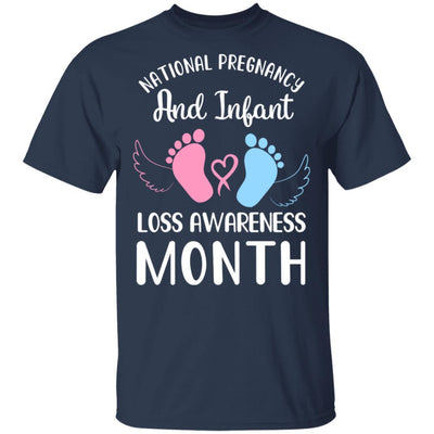 National Pregnancy and Infant Loss Awareness Month-T-Shirt & Hoodie-Classic T-Shirt-Navy