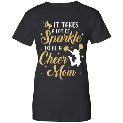 It Takes A Lot Of Sparkle To Be A Cheer Mom-T-Shirt & Tank Top-Women's T-Shirt-Black