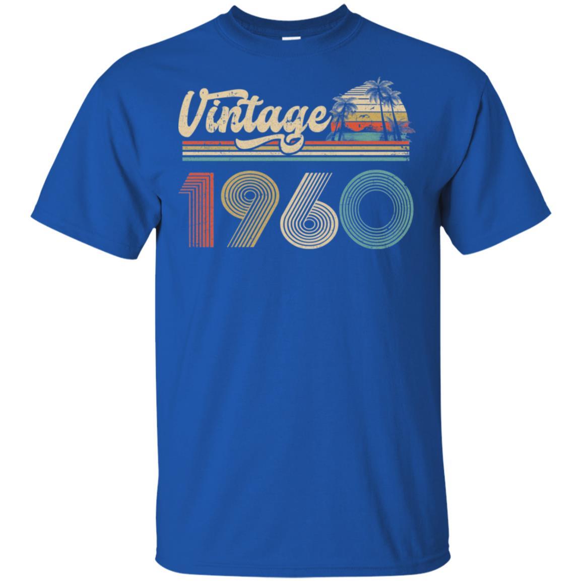 61th Birthday Gift Vintage 1960 Classic-T-Shirt & Hoodie-Classic T-Shirt-Royal