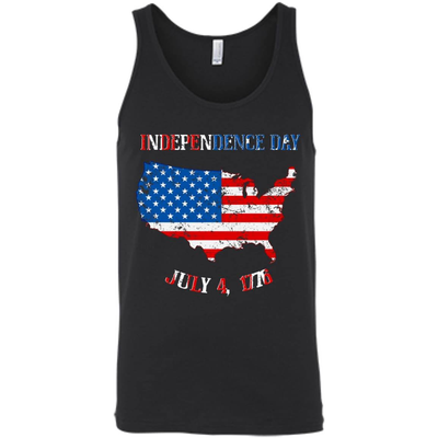 America Independence Day-T-Shirt & Hoodie-Unisex Tank-Black