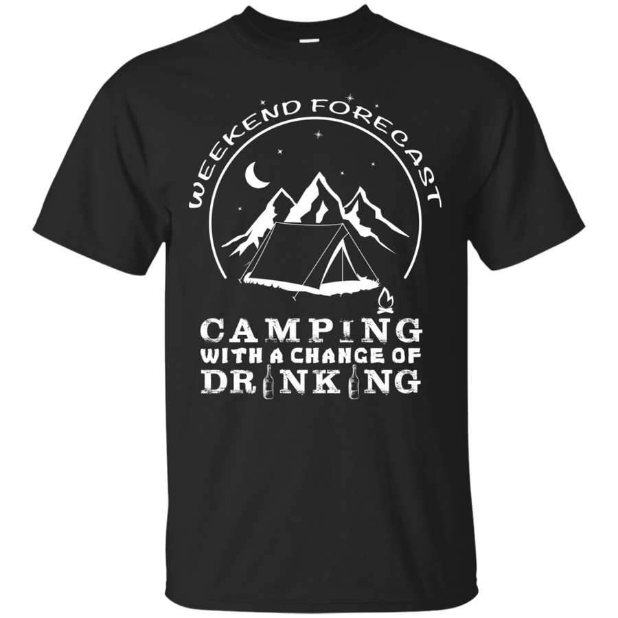 Weekend Forecast Camping-T-Shirt & Hoodie-Classic T-Shirt-Black