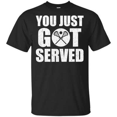 You Just Got Served Gifts For Lacrosse Lovers-T-Shirt & Hoodie-Classic T-Shirt-Black