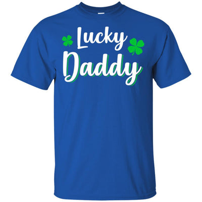 Luckiest Lucky Daddy St Patricks Day-T-Shirt & Hoodie-Classic T-Shirt-Royal