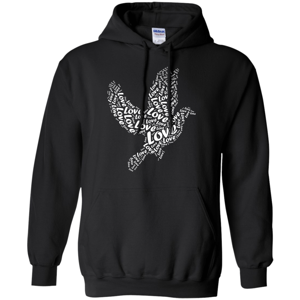I Love Birds-T-Shirt & Hoodie-Pullover Hoodie-Black