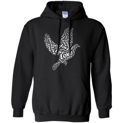I Love Birds-T-Shirt & Hoodie-Pullover Hoodie-Black