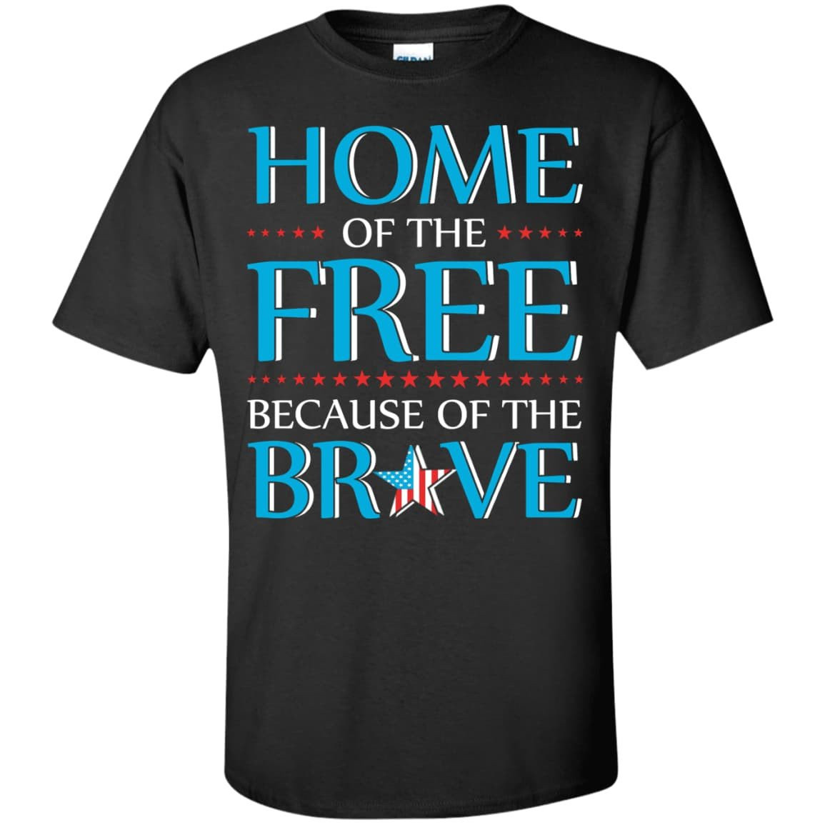 Home Of The Free-T-Shirt & Hoodie-Classic T-Shirt-Black