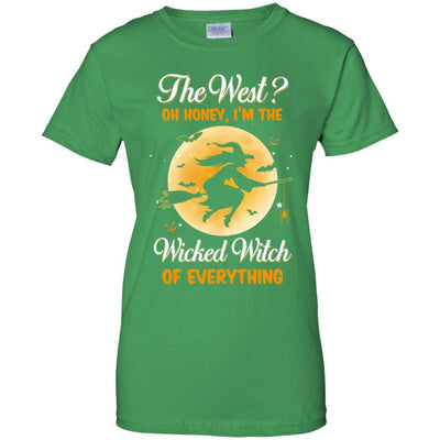 The West Oh Honey I'm The Wicked Witch Funny Halloween-T-Shirt & Hoodie-Women's T-Shirt-Irish Green