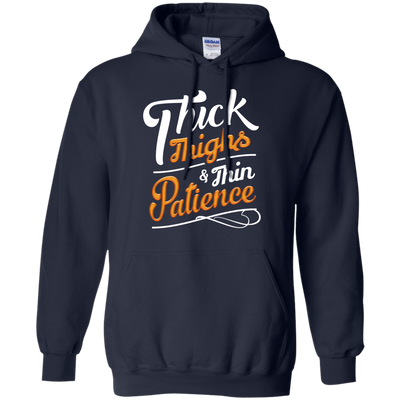 Thick Thighs Thin Patience-T-Shirt & Hoodie-Pullover Hoodie-Navy