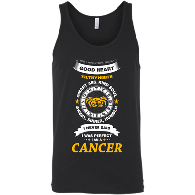 I Never Said I Was Perfect I Am A CANCER-T-Shirt & Hoodie-Unisex Tank-Black