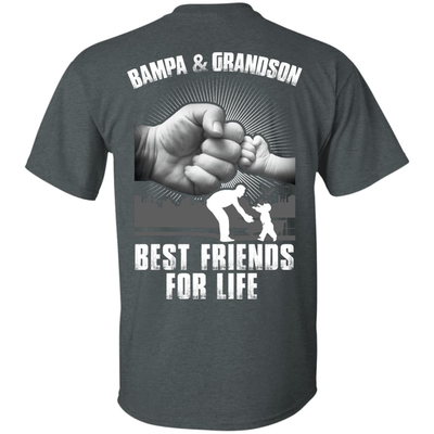 Bampa And Grandson Best Friends For Life-T-Shirt & Hoodie-Classic T-Shirt-Dark Heather