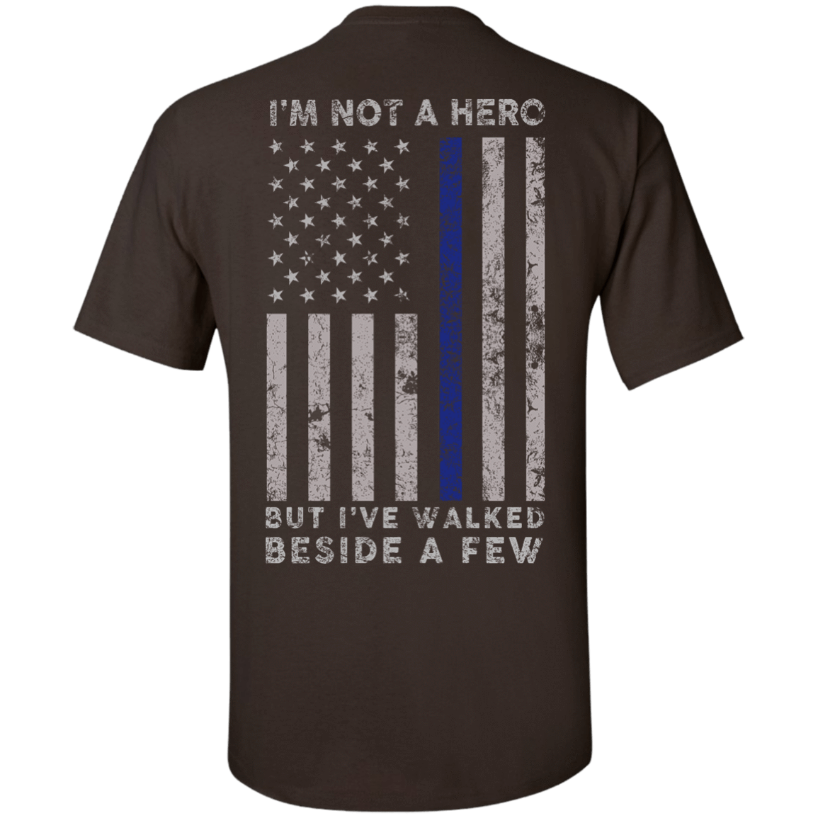 I'm Not A Hero-T-Shirt & Hoodie-Classic T-Shirt-Dark Chocolate