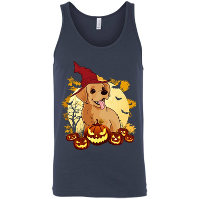 Happy Halloween Labrador Lover-T-Shirt & Hoodie-Unisex Tank-Navy