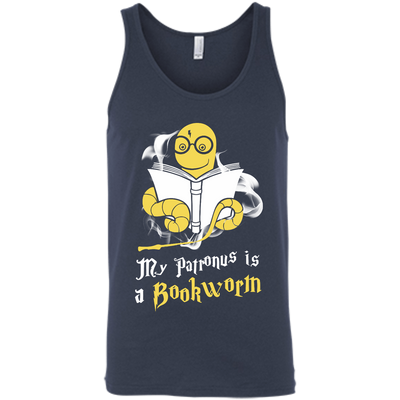 My Patronus Is A Bookworm T Shirt-T-Shirt & Hoodie-Unisex Tank-Navy