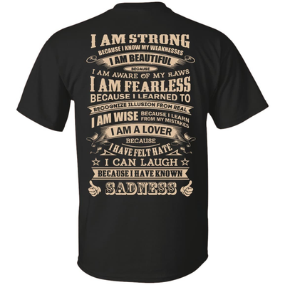 I Am Strong Because I Know My Weakness-T-Shirt & Hoodie-Classic T-Shirt-Black
