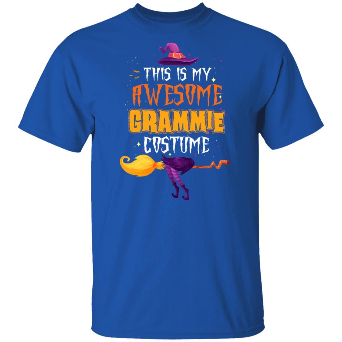 Halloween This Is My Awesome Grammie Costume-T-Shirt & Hoodie-Classic T-Shirt-Royal