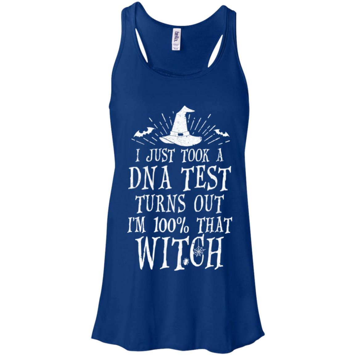 Im 100 Percent With That Witch Halloween Funny Costume-T-Shirt & Tank Top-Women's Flowy Racerback Tank-True Royal