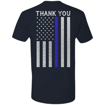 Police Thin Blue Line-T-Shirt & Hoodie-Premium T-Shirt-Midnight Navy