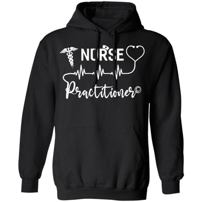 Nurse Practitioner Strong Nursing Gifts-T-Shirt & Hoodie-Pullover Hoodie-Black