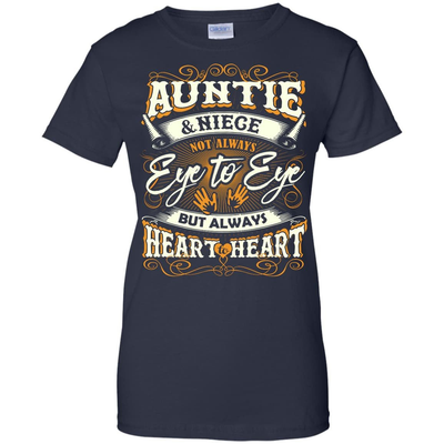 Auntie And Niece Not Always Eye To Eye-T-Shirt & Hoodie-Women's T-Shirt-Navy