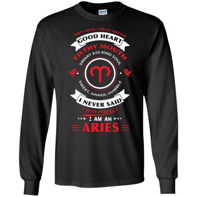 I'm An Aries-T-Shirt & Hoodie-Long Sleeve T-Shirt-Black
