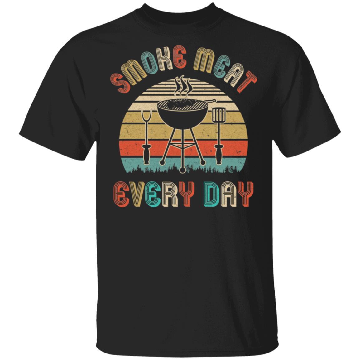 BBQ Barbecue Smoker Grilling Griller Chef Gifts-T-Shirt & Hoodie-Classic T-Shirt-Black