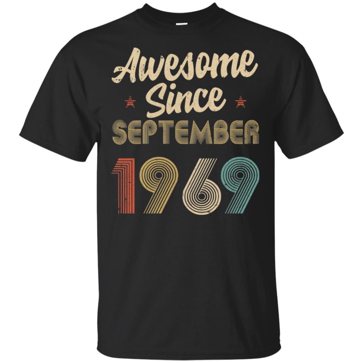Awesome Since September 1969 Vintage 53th Birthday Gifts