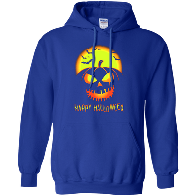 Pumpkin Happy Halloween-T-Shirt & Hoodie-Pullover Hoodie-Royal