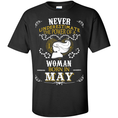 A Woman Born In MAY-T-Shirt & Hoodie-Classic T-Shirt-Black