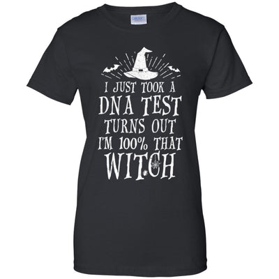 Im 100 Percent With That Witch Halloween Funny Costume-T-Shirt & Tank Top-Women's T-Shirt-Black