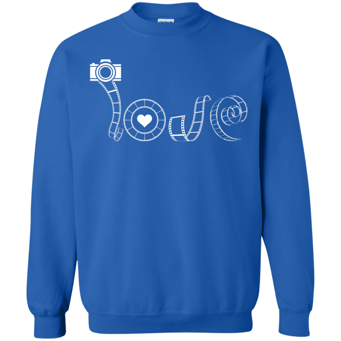 Love Photography-T-Shirt & Hoodie-Crewneck Sweatshirt-Royal